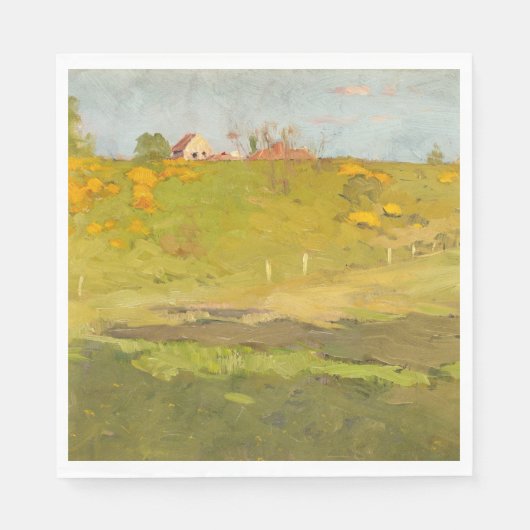 Französische Landschaft des ländlichen Raums (von Serviette (Vorderseite)