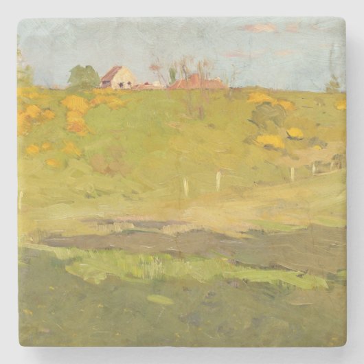 Französische Landschaft des ländlichen Raums (von Steinuntersetzer (Vorderseite)