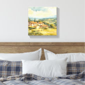 Französische Landschaft Rolling Hills Art Leinwanddruck (Insitu (Schlafzimmer))