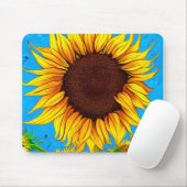 Französische Landschaft Sonnenblume Mousepad (Mit Mouse)
