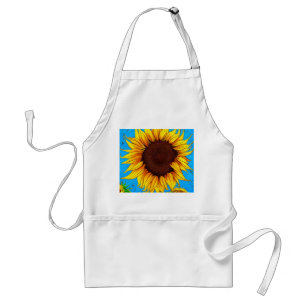 Französische Landschaft Sonnenblume Schürze