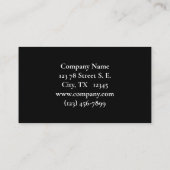 Französische Landschaft Sonnenblume Visitenkarte (Rückseite)