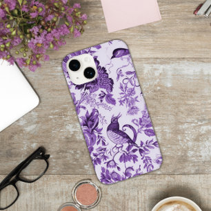 Französische Landschaft Toile de Jouy Lila Case-Mate iPhone 14 Hülle
