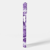 Französische Landschaft Toile de Jouy Lila Case-Mate iPhone Hülle (Rückseite / Rechts)