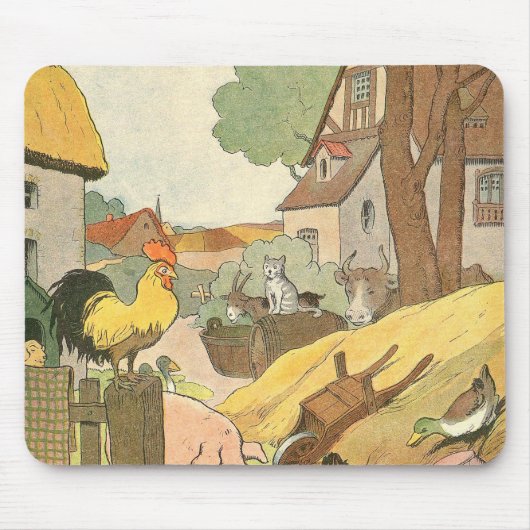 Französische Landtiere Mousepad (Vorne)