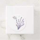 Französische Lavendel-Blume mit eigener Marke Geschenkanhänger (Beispiel)