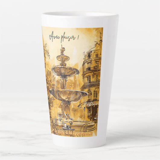 Französische Lebenskunst Lyon Milchtasse (Vorderseite)