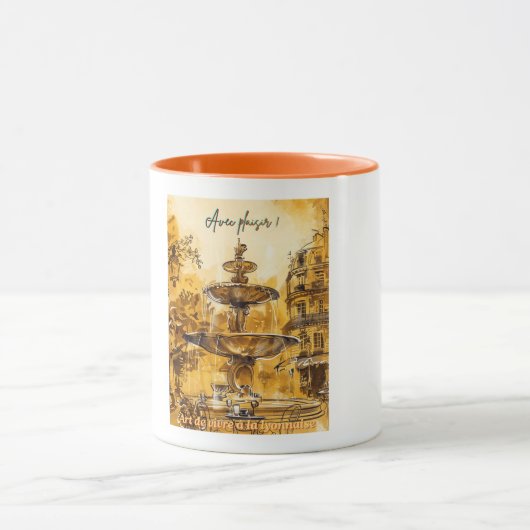 Französische Lebenskunst Lyon  Tasse (Zentrum)