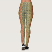 Französische Leggings auf der Postkarte (Rückseite)