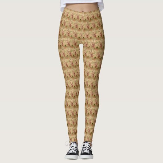 Französische Leggings auf der Postkarte (Vorderseite)