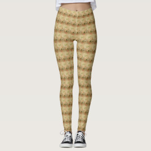 Französische Leggings auf der Postkarte