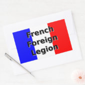 Französische Legion Rechteckiger Aufkleber (Umschlag)