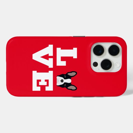 Französische Liebe Case-Mate iPhone Hülle (Rückseite (Horizontal))