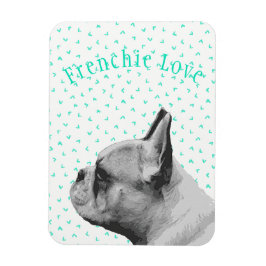 Französische Liebe - Französisches Bulldog & Fun A Magnet
