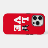 Französische Liebe iPhone Hülle (Rückseite (Horizontal))