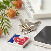 Französische Liebe Schlüsselanhänger (Seite)