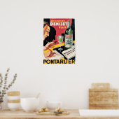 Französische Likör-Werbung Art-Déco Vintag Poster (Küche)