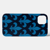 Französische Lilie Pattern Classic Case-Mate iPhone Hülle (Rückseite (Horizontal))
