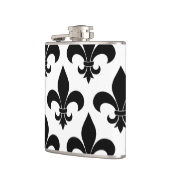 Französische Lilie Pattern Classic Flachmann (Links)