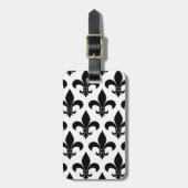 Französische Lilie Pattern Classic Gepäckanhänger (Vorderseite vertikal)