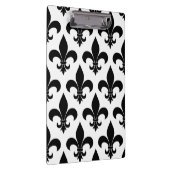 Französische Lilie Pattern Classic Klemmbrett (Rechts)