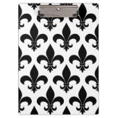 Französische Lilie Pattern Classic Klemmbrett (Vorderseite)