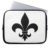 Französische Lilie Pattern Classic Laptopschutzhülle (Vorderseite)