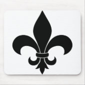 Französische Lilie Pattern Classic Mousepad (Vorne)