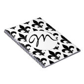 Französische Lilie Pattern Classic Notizblock (Rechte Seite)