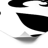 Französische Lilie Pattern Classic Poster (Ecke)