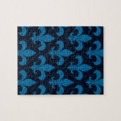 Französische Lilie Pattern Classic Puzzle (Horizontal)