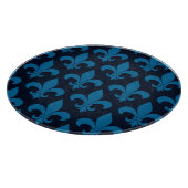 Französische Lilie Pattern Classic Schneidebrett (Ecke)