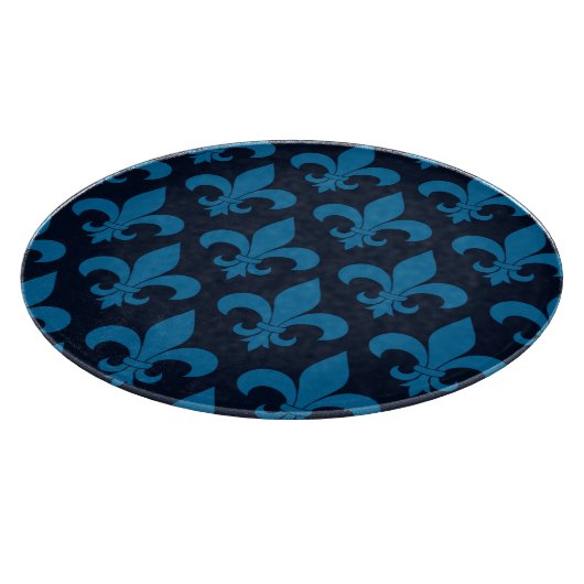 Französische Lilie Pattern Classic Schneidebrett (Ecke)