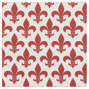 Französische Lilie Pattern Classic Stoff