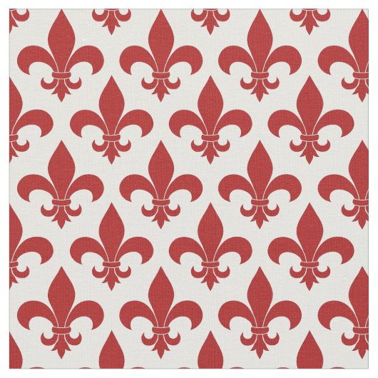 Französische Lilie Pattern Classic Stoff (Nahaufnahme)