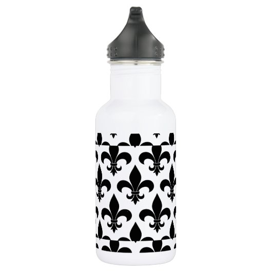 Französische Lilie Pattern Classic Trinkflasche (Rechts)
