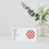 Französische Lilie Pattern Classic Visitenkarte (Stehend Vorderseite)