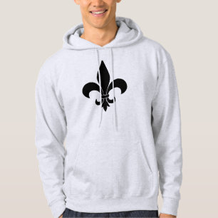 Französische Lilie Pattern Hoodie