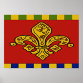 französische Lilie Poster (Vorne)