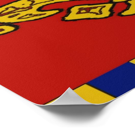 französische Lilie Poster (Ecke)