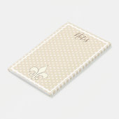 Französische Lilien Post-it Klebezettel (angewinkelt)