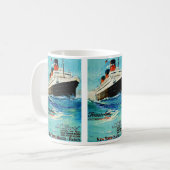 Französische Linie ~ Paris Kaffeetasse (Vorderseite Links)