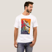 Französische Linie Reise-Plakat, Havre zu T-Shirt (Vorne ganz)