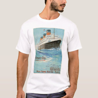 Französische Linie ssParis Plakat T-Shirt