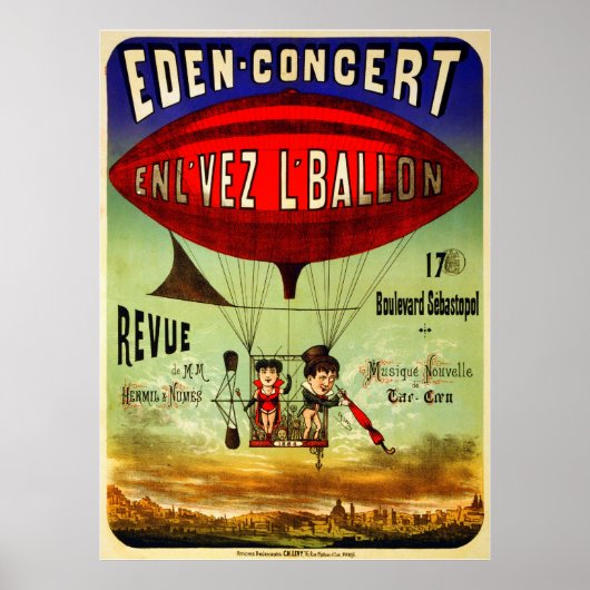 Französische Luftfahrt Poster (Vorne)