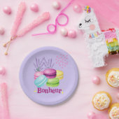  Französische Macarons Pappteller (Party)
