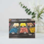 Französische Macarons | Paris, Frankreich Postkarte (Stehend Vorderseite)