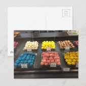 Französische Macarons | Paris, Frankreich Postkarte (Vorne/Hinten)
