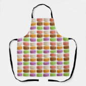 Französische Macarons, Pastellfarben Schürze (Vorderseite)