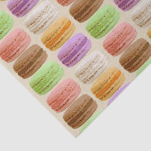 Französische Macarons, Pastellfarben Seidenpapier (Ausschnitt)